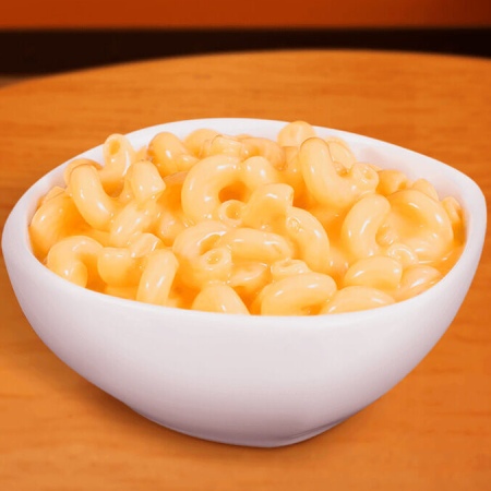 Acompanhamento de Mac'N Cheese.