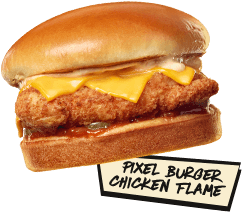 Burger Chicken Flame