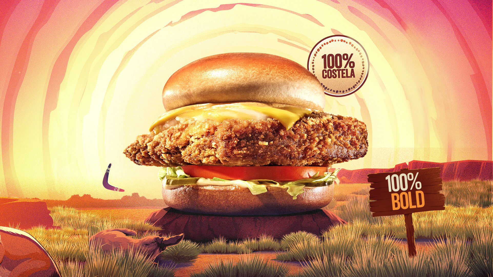 Foto Crunchy Ribs Burger