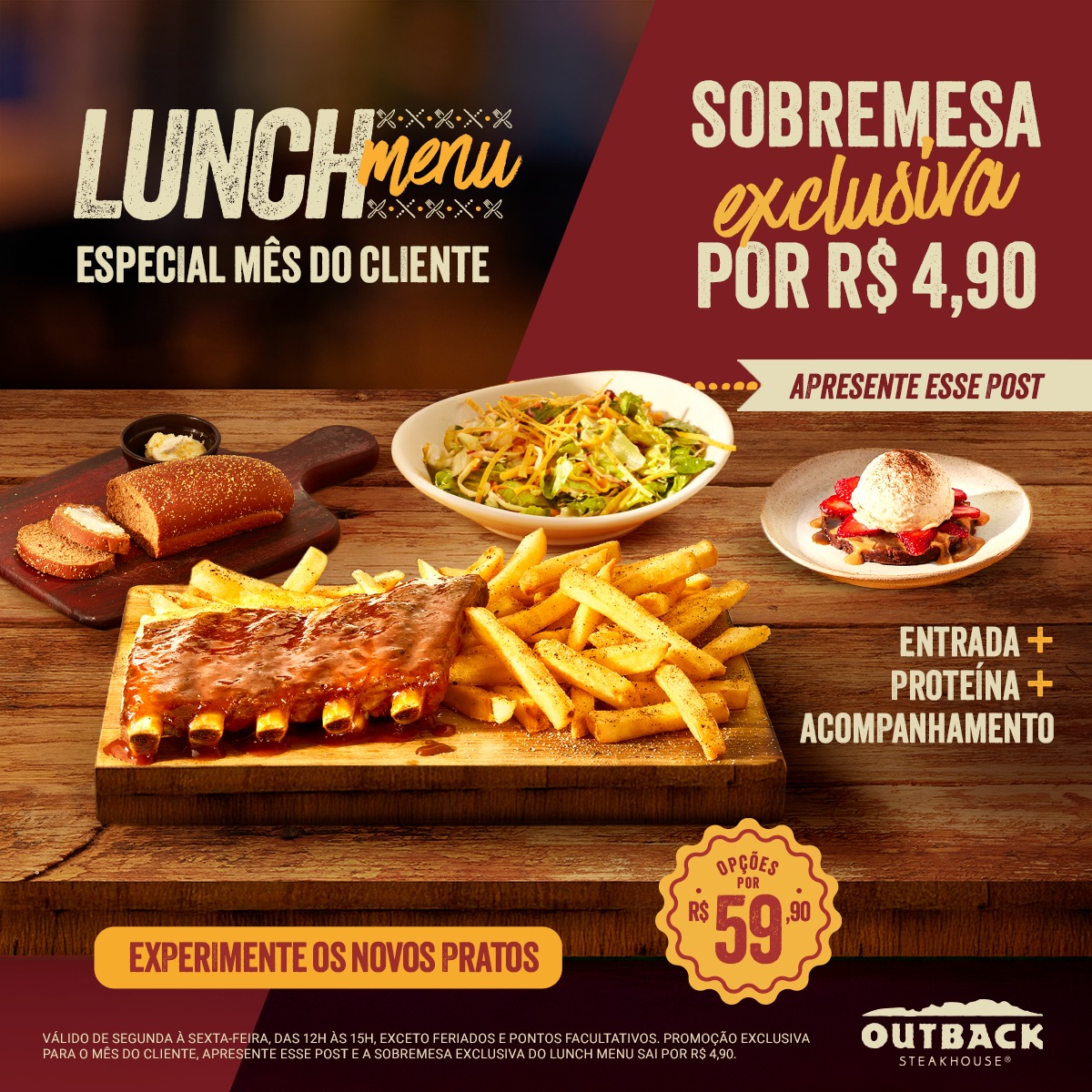 Outback Lunch Menu