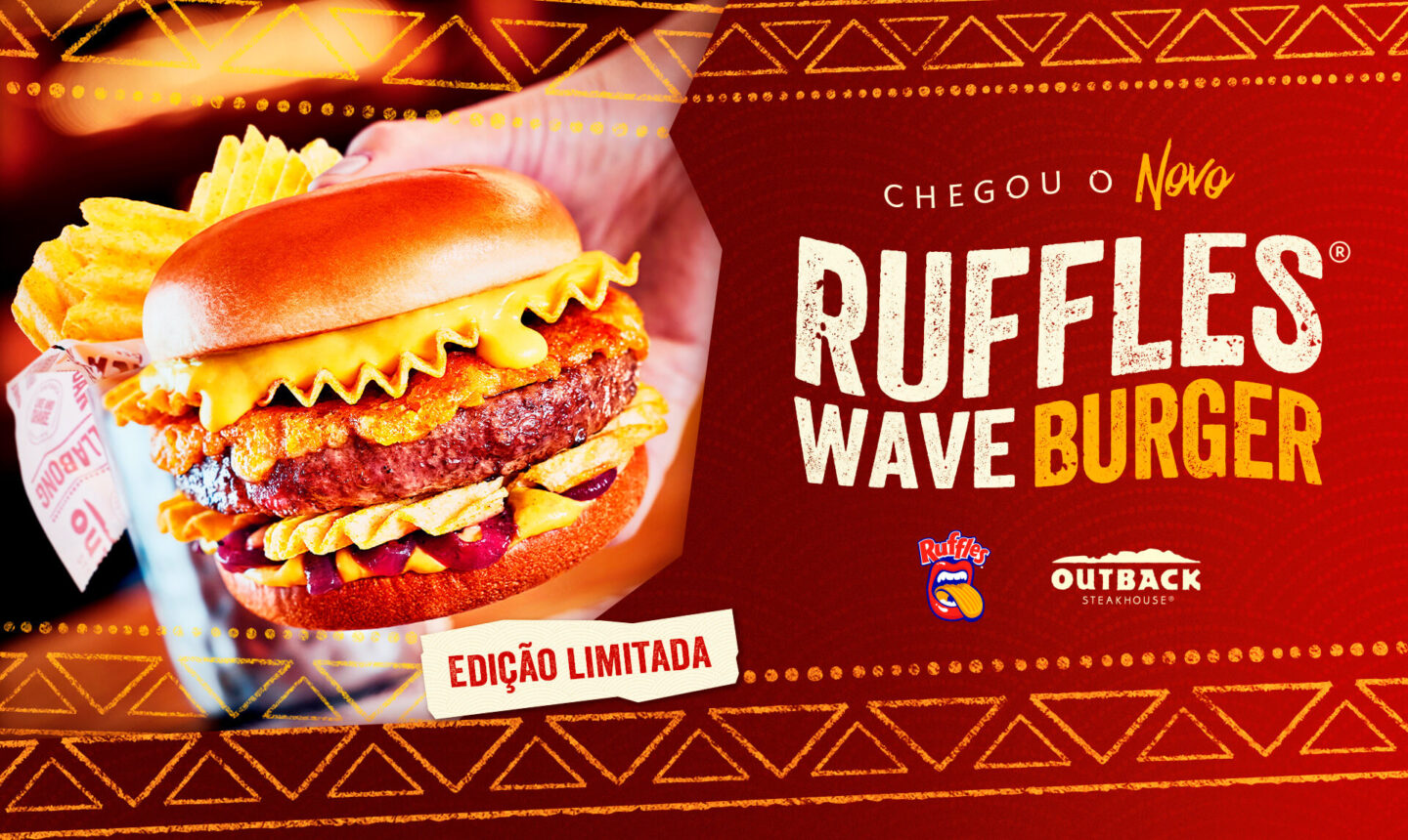 Chegou o novo Ruffles Wave Burger - Edição limitada