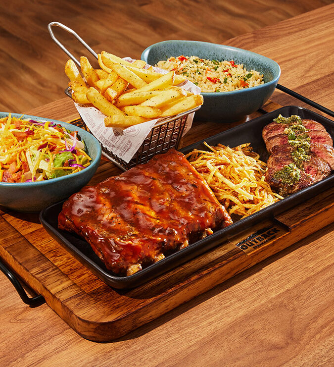 Board from Down Under - Ribs & Steak