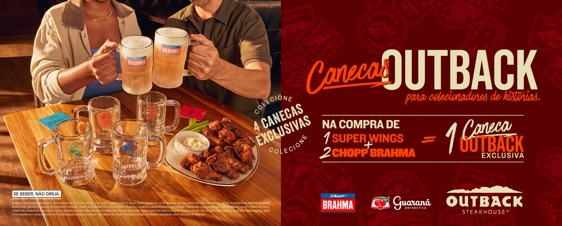 Canecas Outback - Para colecionar Histórias