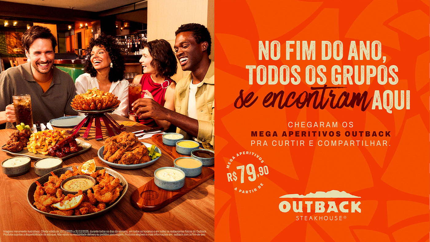 Fim de Ano: Mega Aperitivos Outback