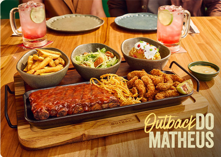 Board Outback Ribs + Shrimp