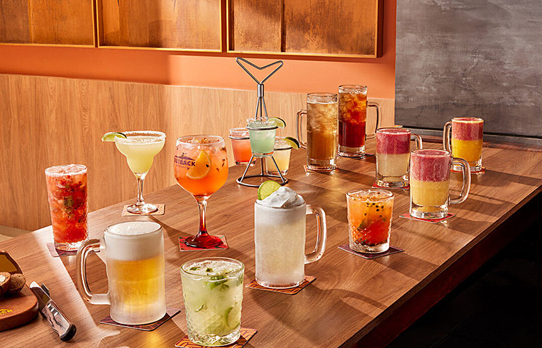 Happy Hour Outback - Muitas opções de bebidas