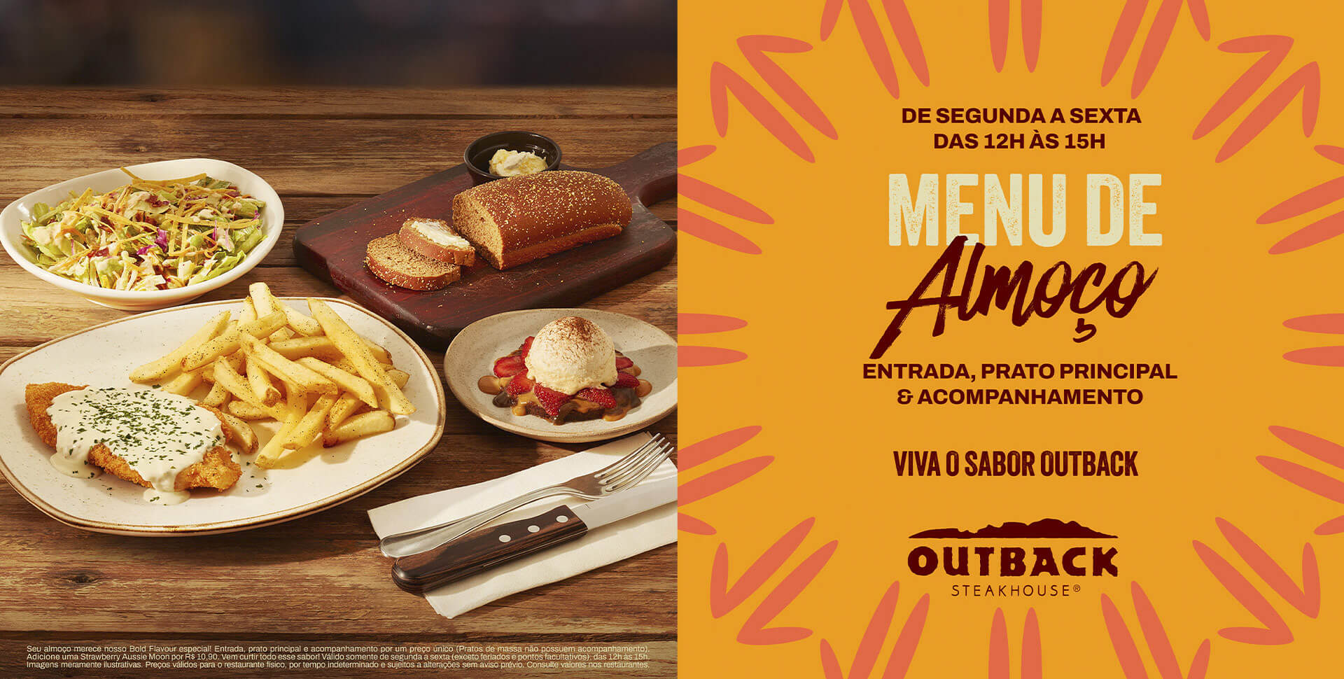 Banner Menu de Almoço