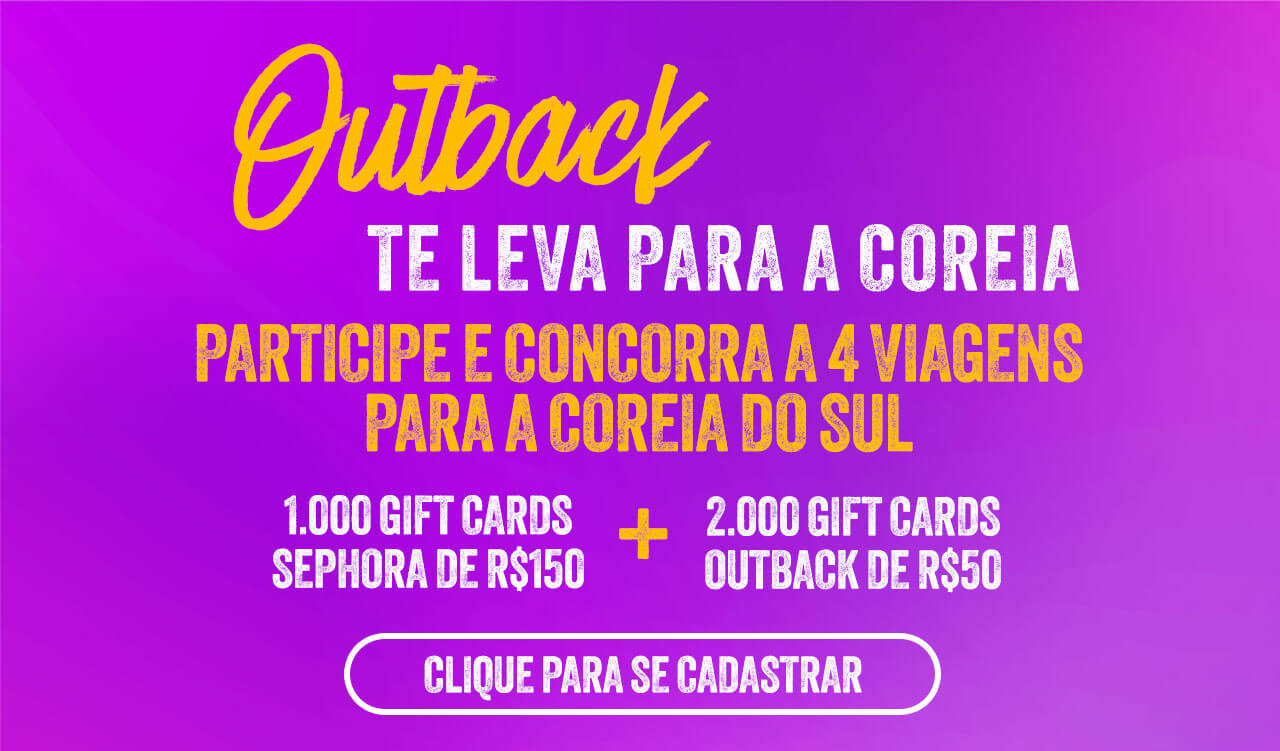 Promoção Outback te leva para a Coreia